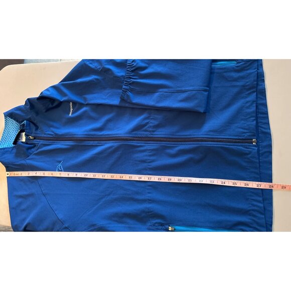 Patagonia Men Lightweight Blue Full-Zip Windbreaker Size L - Picture 8 of 8